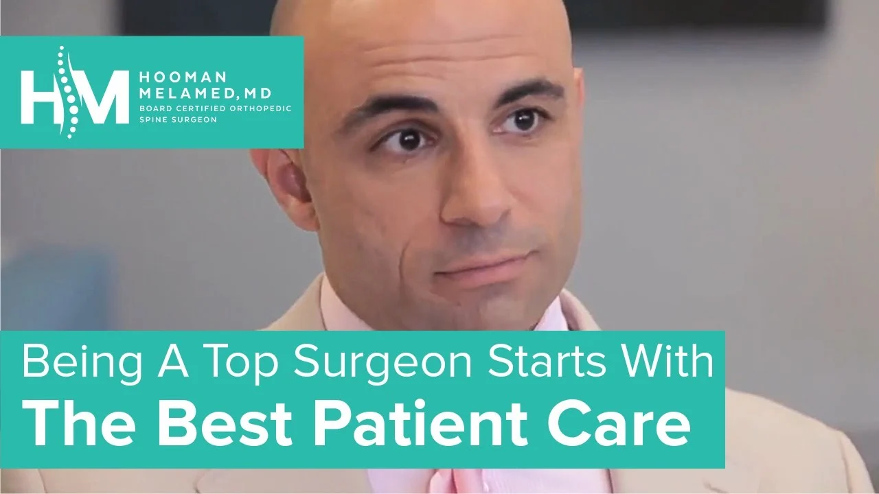 Dr. Hooman Melamed, orthopedic spine surgeon